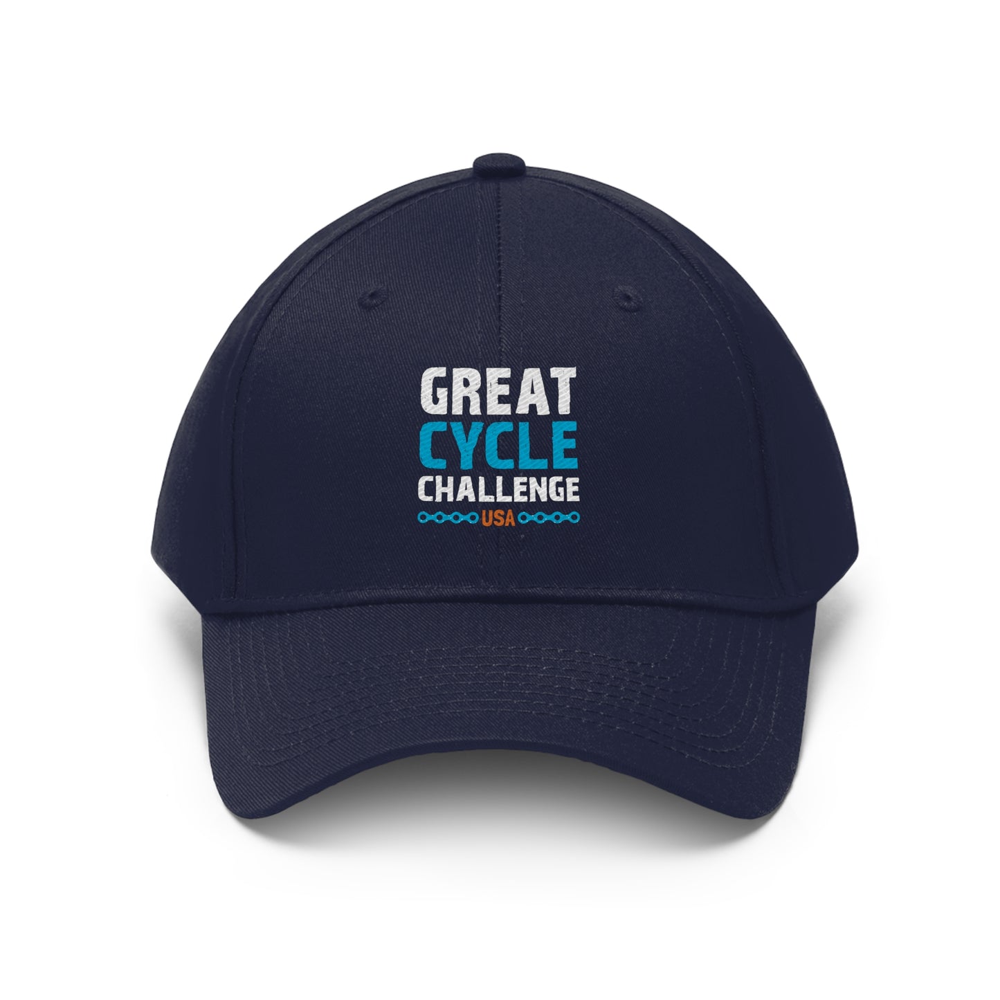 Unisex Twill Hat - Great Cycle Challenge USA