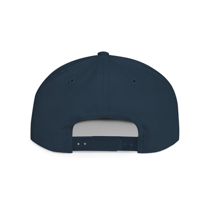 Flat Bill Snapback Hat - Riding to Fight Kids' Cancer