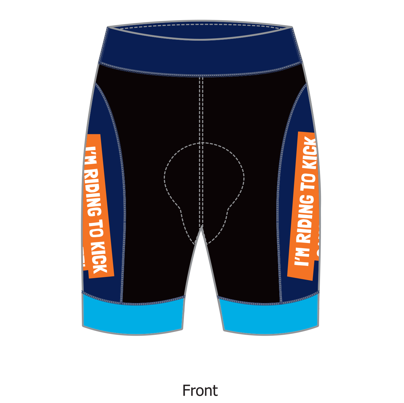 Cycling shorts - I'm Riding to Kick Cancer's Butt!